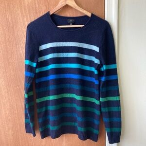 You can never have enough cashmere, stripes, from Talbots LP